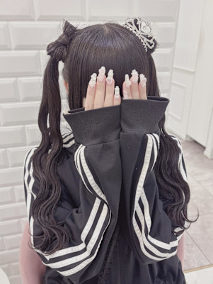 おひめさまティアラ×立体リボンツイン＊まゆ