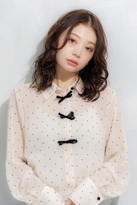 コテ巻き風パーマ