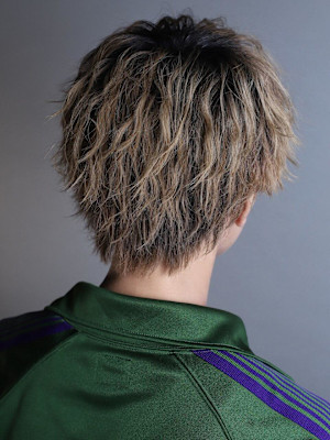 マッシュウルフショート ツイスパ