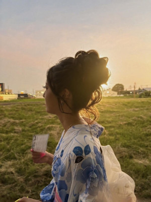 夏のヘアセットと着付け♪♪