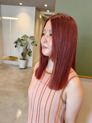 オレンジブラウンカラー