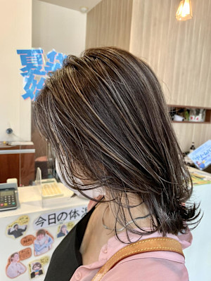 ナチュラルレイヤー×ハイライト