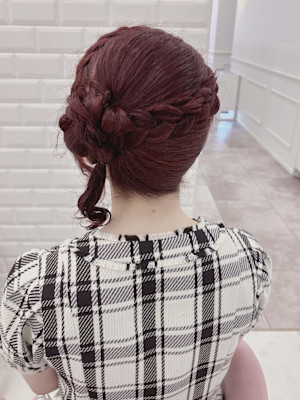 ブリーチなしワインレッド×あみかちゅくらげ＊まゆ