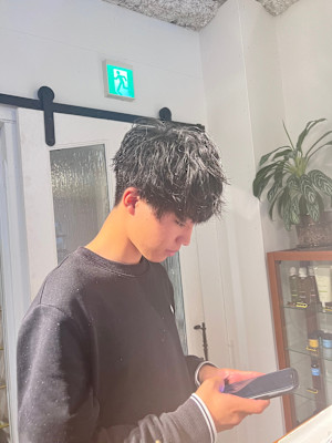 スパイラルパーマ/ツイストパーマ/メンズマッシュ