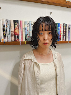 レイヤーボブ/パーマ/ボブパーマ/ゆるふわパーマ