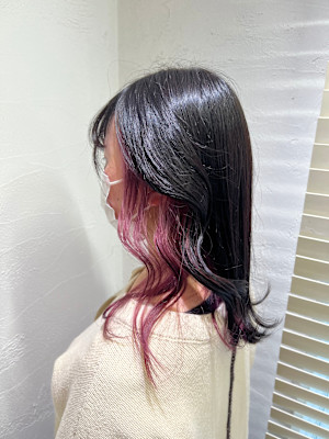 インナーカラー/ブリーチ/透明感カラー/イルミナカラー/池袋