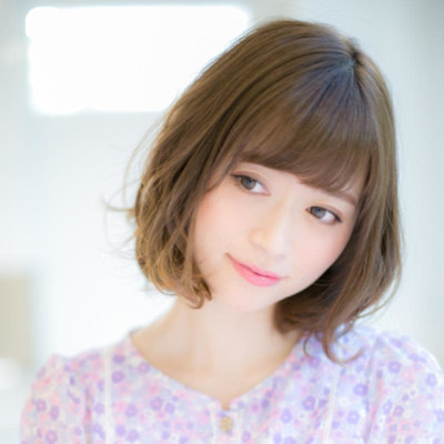 山村/小顔ボブ/ゆるふわパーマボブ/マチルダボブ大人ボブ銀座