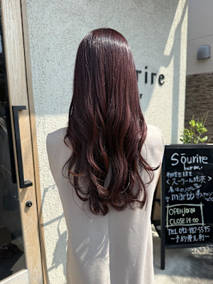 ボルドーカラー