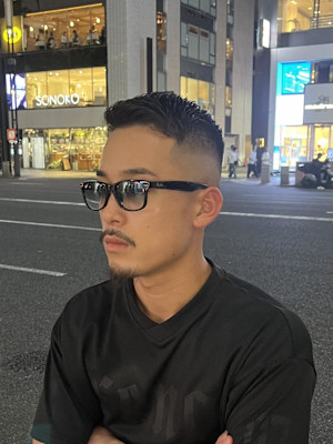 銀座　理容室　ハイスキンフェード