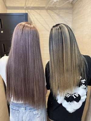 《鈴木茉奈》アンブレラカラー/ラベンダーピンク