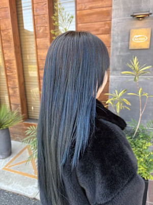 ブルー×ブラック