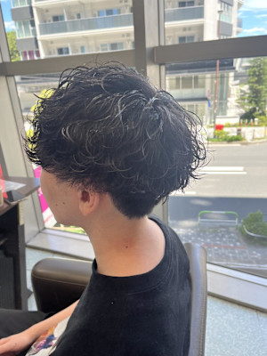 メンズカット　パーマ　トリートメント