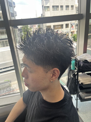 メンズスパイキーショート