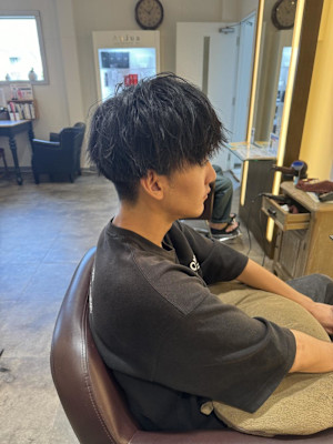 アイロンで動かすマッシュスタイル得意です