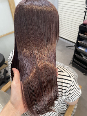カシスブラウン[髪質改善][縮毛矯正]