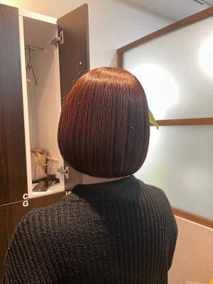 大人ボブ×髪質改善トリートメント