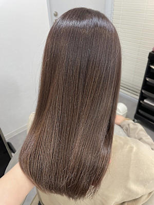 柔らかさと透明感◎ピンクベージュ[髪質改善][縮毛矯正]