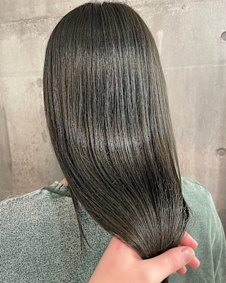 赤味消しオリーブカラー[髪質改善][縮毛矯正]