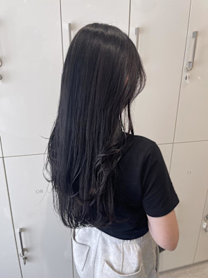 透明感グレージュ