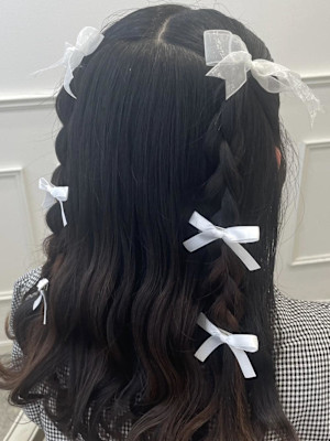 後ろ姿盛れ！ハーフツイン編みたらし♪_ユウ