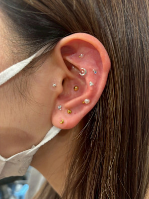 耳ツボジュエリー20代30代40代50代髪質改善白髪染めCO