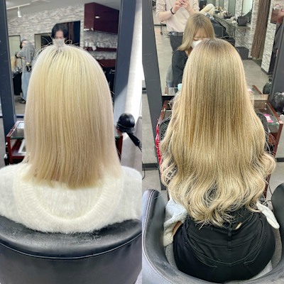 韓国系BIZEカラーエクステ梅田×スタイル