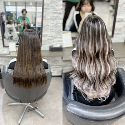 韓国系BIZEカラーエクステ梅田×スタイル