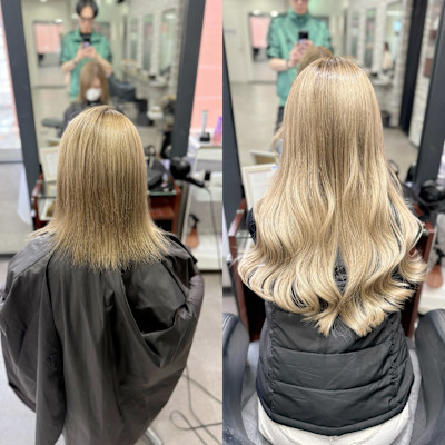 韓国系BIZEカラーエクステ梅田×スタイル