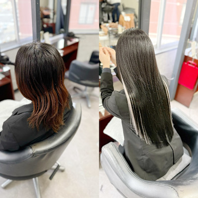 韓国系BIZEカラーエクステ梅田×スタイル