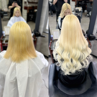 韓国系BIZEカラーエクステ梅田×スタイル