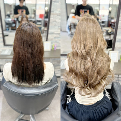 韓国系BIZEカラーエクステ梅田×スタイル