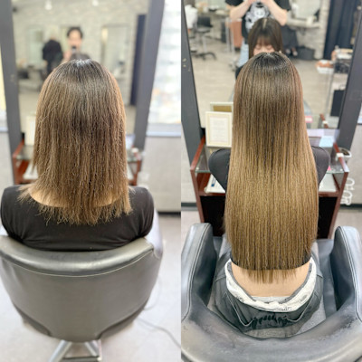 韓国系BIZEカラーエクステ梅田×スタイル