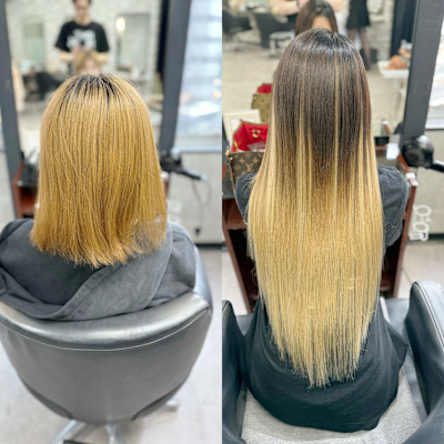 韓国系BIZEカラーエクステ梅田×スタイル