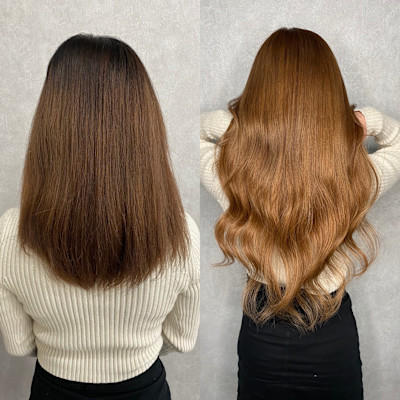 韓国系BIZEカラーエクステ梅田×スタイル