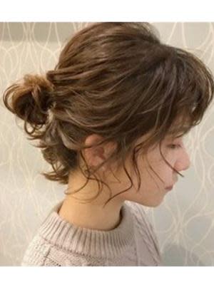 #ボブパーマ　#ルーズヘアアレンジ