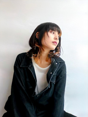 レイヤーカット デザインカラー 