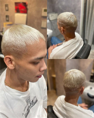 クロップ×金髪