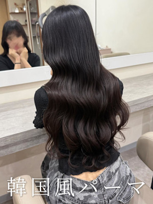 韓国風パーマ/コテ巻き風パーマ/髪質改善