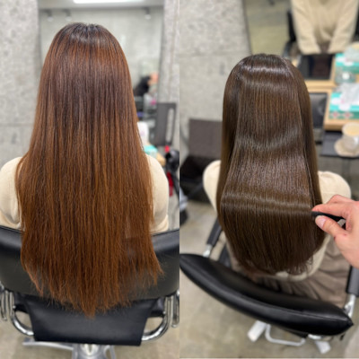 #髪質改善#縮毛矯正#美髪矯正