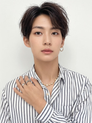 L men's 渋谷 メンズカット眉毛メンズ パーマニュア