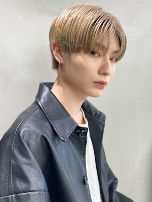 L men's 渋谷 メンズカット眉毛メンズ パーマニュア