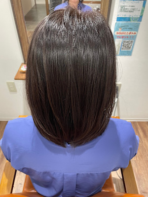 圧倒的艶髪”美髪矯正”×レイヤーボブ