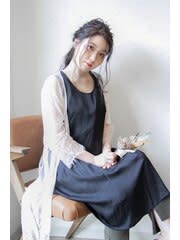 ポニーテール×ルーズアップ