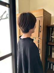 大人ショート×マッシュ（白髪染め可）