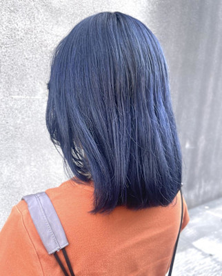 ブリーチ２回　ネイビーブルー