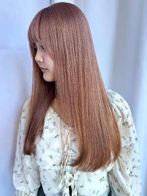 【felice MICHI 石井あすか】髪質改善 ベージュ