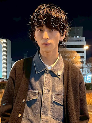 【feliceMICHI 別曽 遥也】波巻きパーマ ウルフ