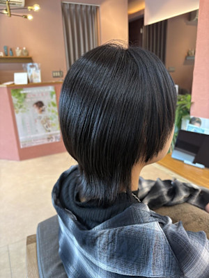 イメージチェンジウルフカット