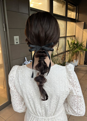 編み下ろしスタイル