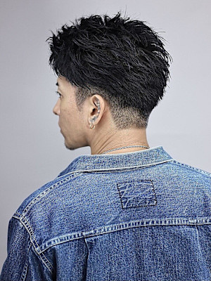 大人短髪パーマ